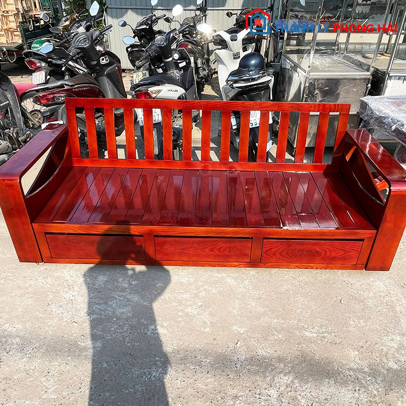 truong-ky-go-tu-nhien-2m25-da-nang-cu Trường Kỷ Gỗ Tự Nhiên 2m25 Đa Năng Cũ