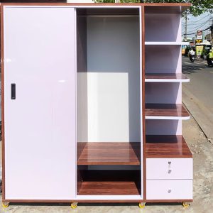 Tủ Cửa Lùa Kèm Kệ Góc 1m64 Mới 99%