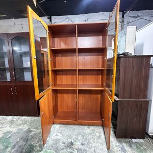 Tủ Hồ Sơ 1m2 Cánh Kính Cũ (Nhiều Màu)