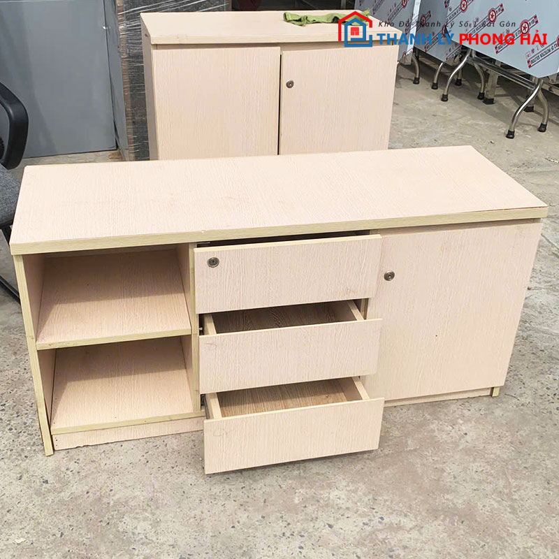 tu-ho-so-1m2-nhieu-ngan-cu-go-mdf-2 Tủ Hồ Sơ 1m2 Nhiều Ngăn Cũ Gỗ MDF