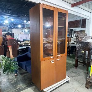 Tủ Hồ Sơ Cánh Kính 90cm Cũ
