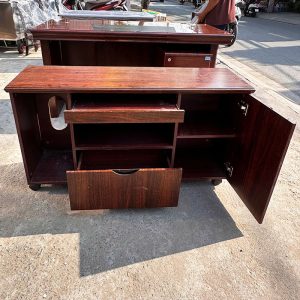 Tủ Hồ Sơ Gỗ 1m2 Cũ Nhiều Ngăn