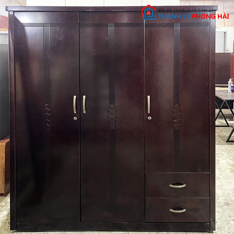 tu-quan-ao-go-mdf-1m6-cu-1 Tủ Quần Áo Gỗ MDF 1m6 Cũ