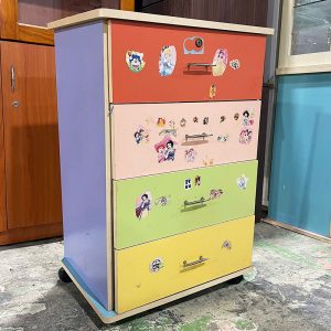 Tủ Quần Áo Gỗ MDF 60cm Cũ 4 Ngăn