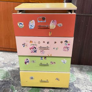 Tủ Quần Áo Gỗ MDF 60cm Cũ 4 Ngăn