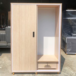 Tủ Quần Áo Nhựa Cửa Lùa 1m24 Mới 99%