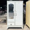 Tủ Sắt 2 Cánh Kèm Gương 88cm Cũ (Nhiều Mẫu)