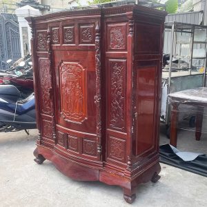 Tủ Thờ Gỗ Tự Nhiên 1m27 Cũ