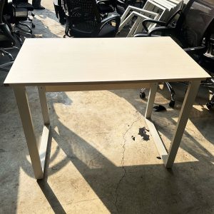 Bàn Làm Việc 1m Có Bửng Chân Sắt Mặt Gỗ Cũ