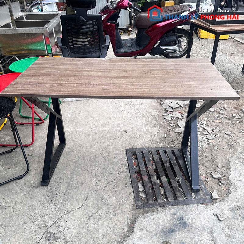 ban-lam-viec-chan-chu-k-1m17-cu-1-1 Bàn Làm Việc Chân Chữ K 1m17 Cũ (Nhiều Màu)