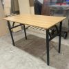 Bàn Làm Việc Chân Gấp Gọn Mặt Gỗ 1m2 Cũ