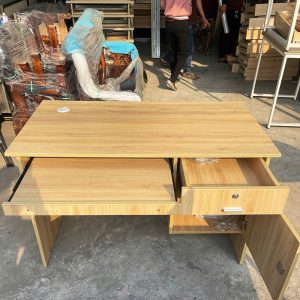 Bàn Làm Việc Gỗ MDF 1m2 Kèm Hộc Bàn Phím Cũ