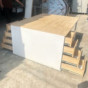 Bàn Làm Việc Nhóm 1m6 Kèm Tủ Hồ Sơ Cũ