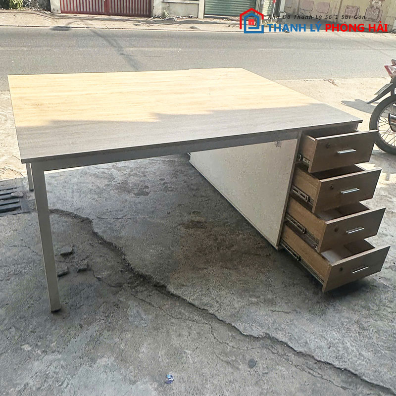ban-lam-viec-nhom-1m6-kem-tu-ho-so-cu-3 Bàn Làm Việc Nhóm 1m6 Kèm Tủ Hồ Sơ Cũ