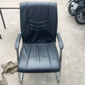 Ghế Văn Phòng Bọc Da Chân Quỳ Tay Ốp Nhựa Cũ