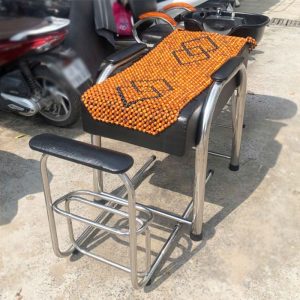 Giường Gội Đầu 1m8 Bọc Da Kèm Chiếu Massage Cũ