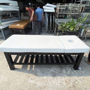 Giường Spa 1m85 Khung Gỗ (Nhiều Màu)