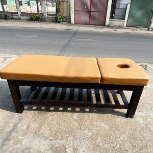 Giường Spa 1m85 Khung Gỗ (Nhiều Màu)