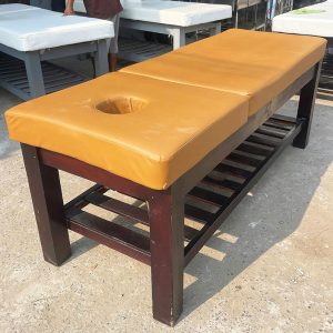 Giường Spa 1m85 Khung Gỗ (Nhiều Màu)