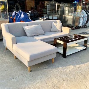 Sofa Góc Vải Kèm Bàn 2m25 Cũ