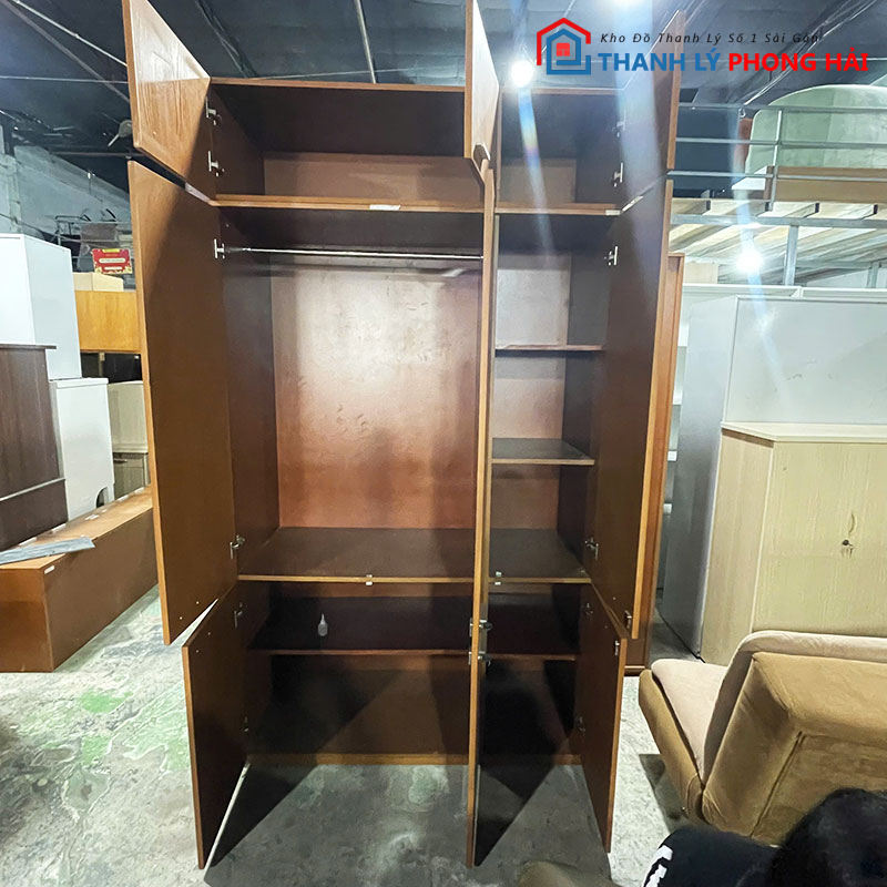 tu-quan-ao-go-kich-tran-1m3-cu-3 Tủ Quần Áo Gỗ Kịch Trần 1m3 Cũ