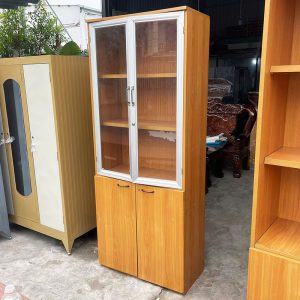 Tủ Trưng Bày Cửa Kính Gỗ MDF 80cm Cũ