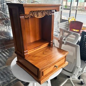 Bàn Thờ Ông Địa 42cm Đơn Giản Cũ