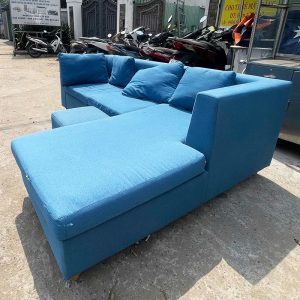Băng Sofa 1m Góc L Chất Nỉ Màu Xanh Cũ