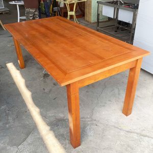 Bộ Bàn Ăn Gỗ 1m8 Kèm 6 Ghế Đệm Mới 99%