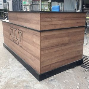 Quầy Lễ Tân Gỗ MDF 2m Góc L Nhiều Ngăn Cũ