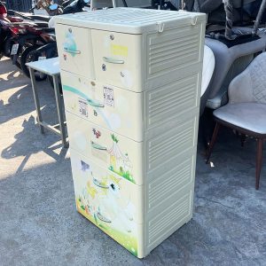 Tủ Quần Áo Nhựa Hita 60cm 6 Ngăn Cũ