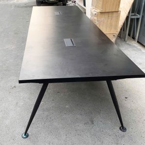 Bàn Họp Mặt Gỗ Màu Đen 2m Cũ