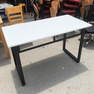 Bàn Làm Việc 1m2 Chân Sắt Mặt Gỗ Trắng Cũ (Nhiều Màu)