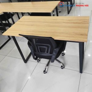 Bàn Làm Việc 1m2 Chân Sắt Mặt Gỗ Trắng Cũ (Nhiều Màu)