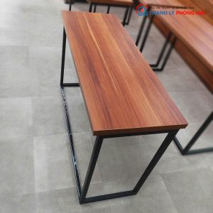 Bàn Làm Việc 1m2 Chân Sắt Mặt Gỗ Trắng Cũ (Nhiều Màu)