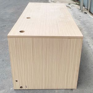 Bàn Làm Việc Bửng Sắt 1m6 Khung Inox Cũ