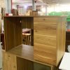 Bàn Làm Việc Gỗ MDF Cũ Kèm Hộc Tủ Cũ