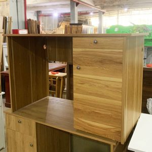 Bàn Làm Việc Gỗ MDF Cũ Kèm Hộc Tủ Cũ