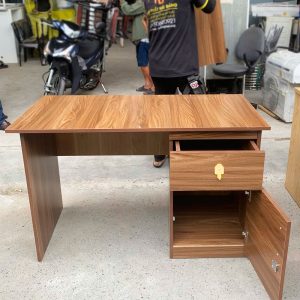 Bàn Làm Việc Gỗ MDF Kèm Tủ Hồ Sơ Cũ