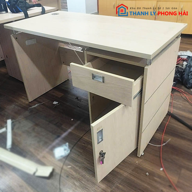 ban-lam-viec-kem-tu-ho-so-ket-hop-1 Bàn Làm Việc Kèm Tủ Hồ Sơ Kết Hợp Cũ