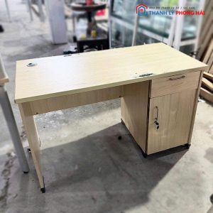 Bàn Làm Việc Kèm Tủ Hồ Sơ MDF 1m2 Cũ