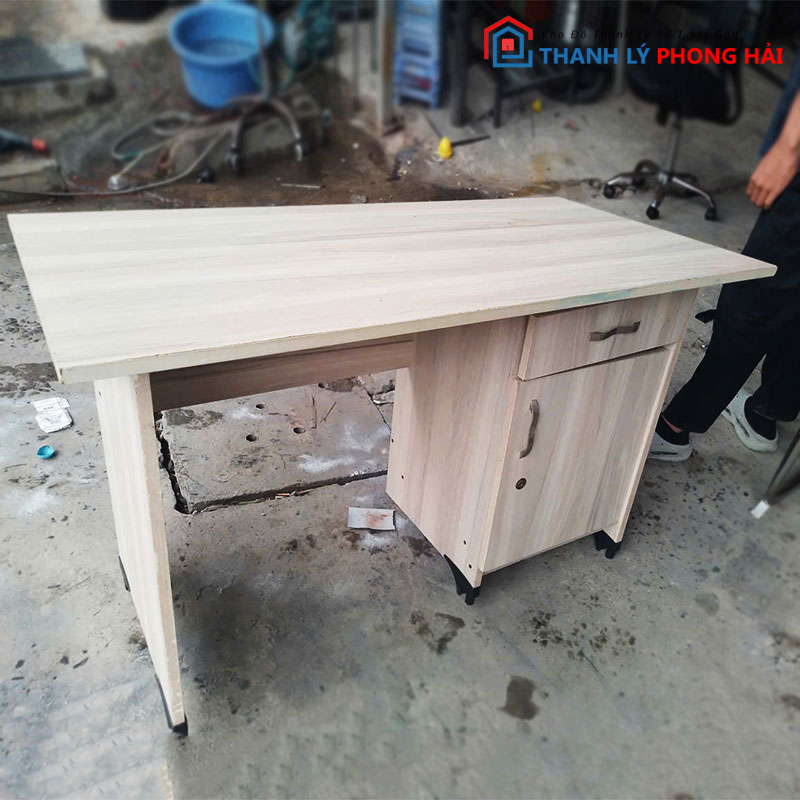 ban-lam-viec-kem-tu-ho-so-mdf-1m2-cu-2 Bàn Làm Việc Kèm Tủ Hồ Sơ MDF 1m2 Cũ