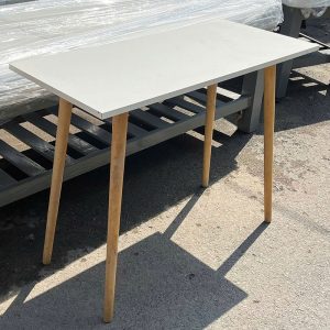 Bàn Làm Việc Mặt Gỗ Chân Gỗ Cũ