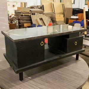 Bàn Sofa Đen 1m Cũ Có 2 Hộc