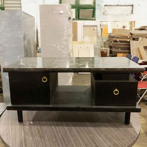 Bàn Sofa Đen 1m Cũ Có 2 Hộc