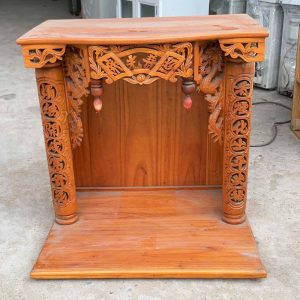 Bàn Thờ Ông Địa 60cm Kiểu Bệt Cũ