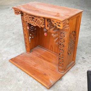 Bàn Thờ Ông Địa 60cm Kiểu Bệt Cũ