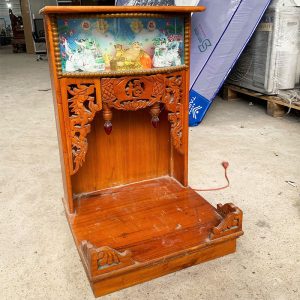 Bàn Thờ Ông Địa Thần Tài Gỗ Cũ