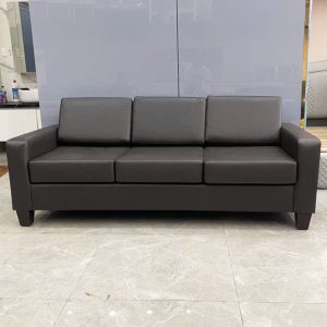 Thanh Lý Băng Sofa 2m2 Bọc Da Màu Nâu Mới 99%