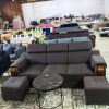 Băng Sofa 3 Chỗ Tay Ốp Gỗ Mới 99%